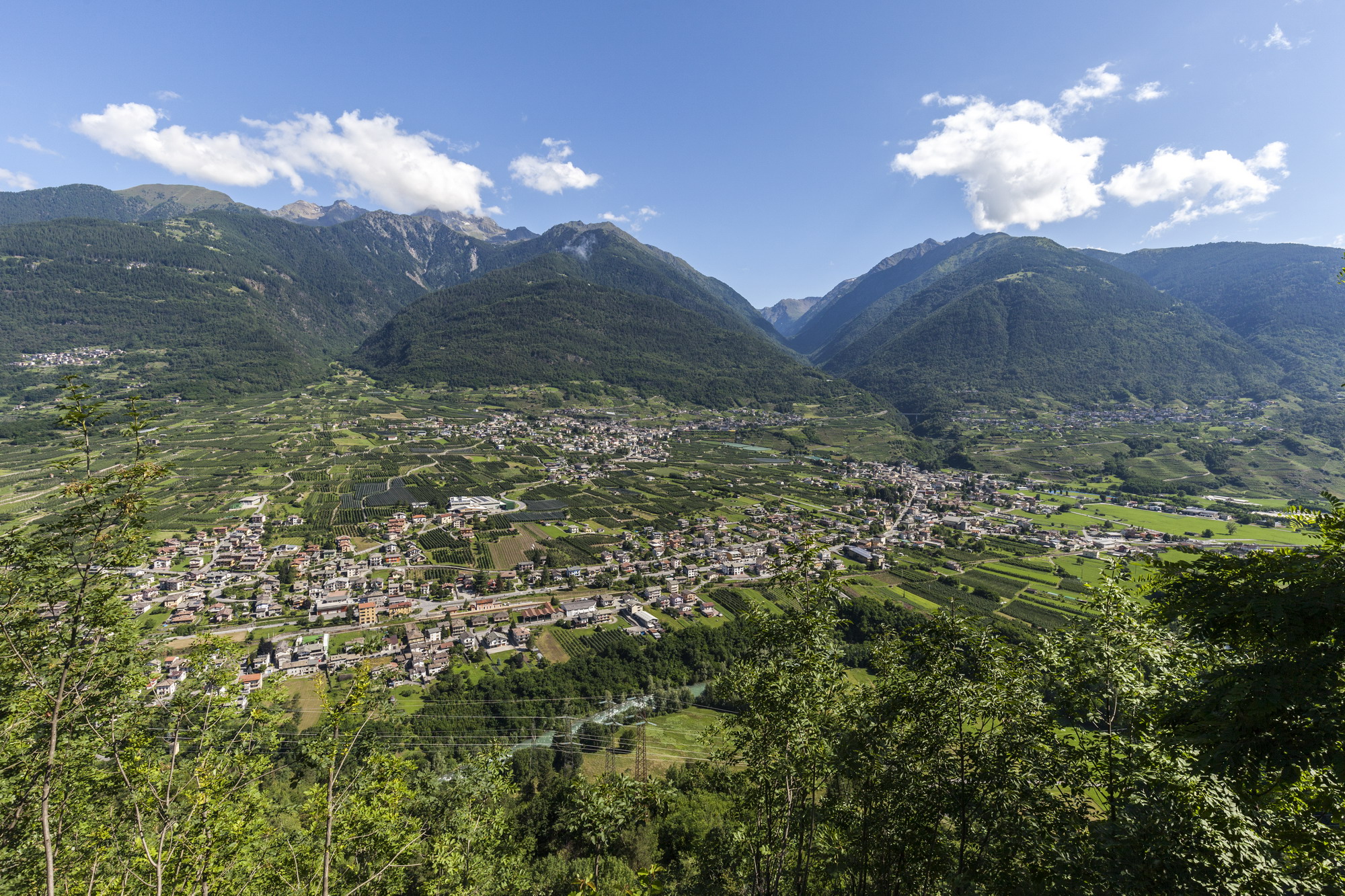 I borghi di Chiuro e Ponte in Valtellina
